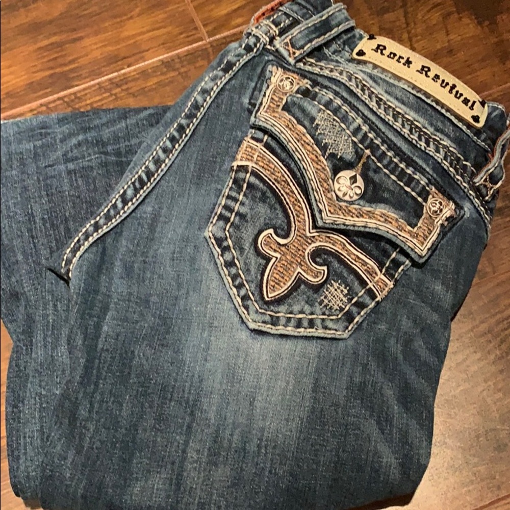 Rock revival bootcut jeans